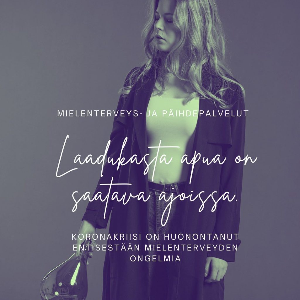 Mielenterveys- ja päihdeongelmiin on saatava laadukasta apua&nbsp;ajoissa